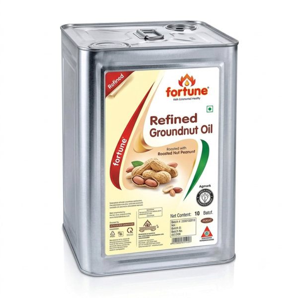 Molimor Unrefined 100% pure Edible Ground nut oil- 15KG tin